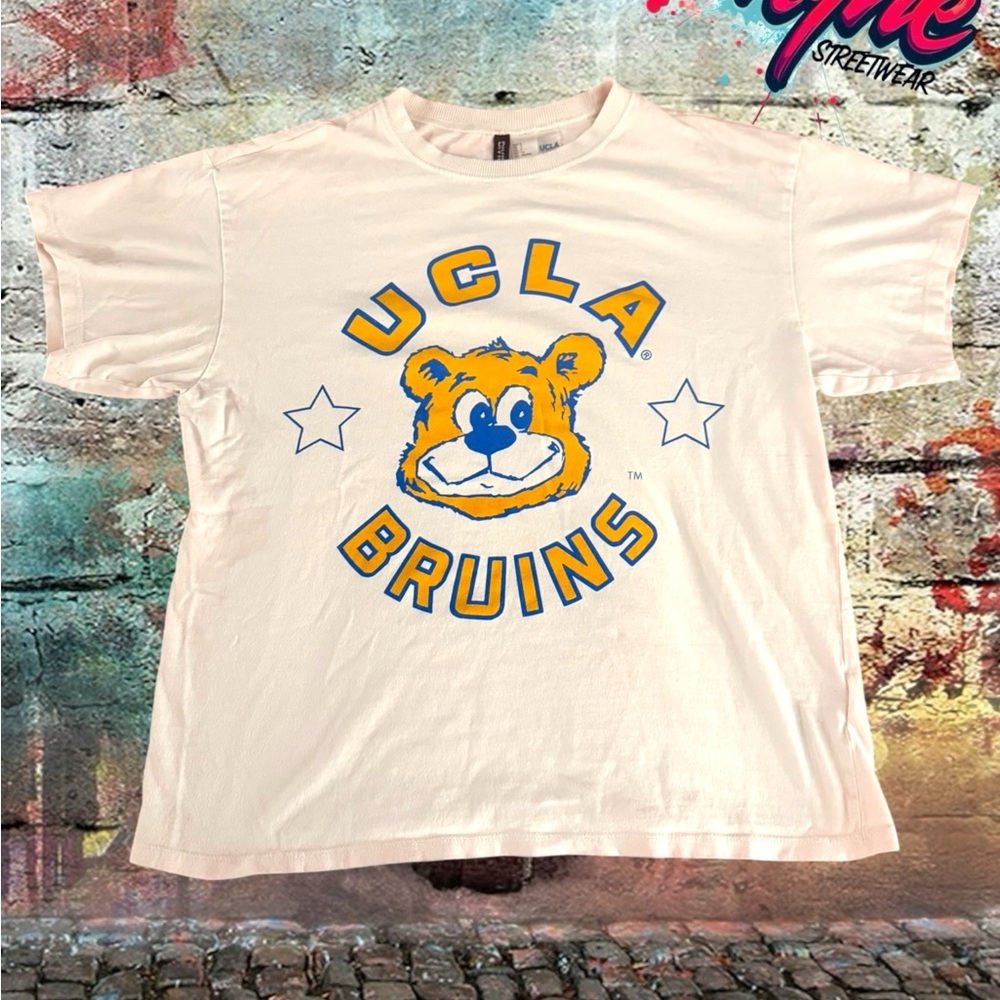 NWT NCAA UCLA Bruins White T-Shirt from Divided Size small